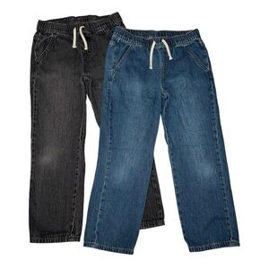 TWO Cat & Jack Kids Denim Jeans Black and Blue